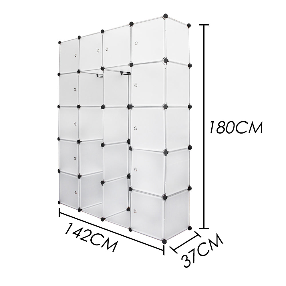 Sonnewelt shelving system wardrobe shelving unit with doors