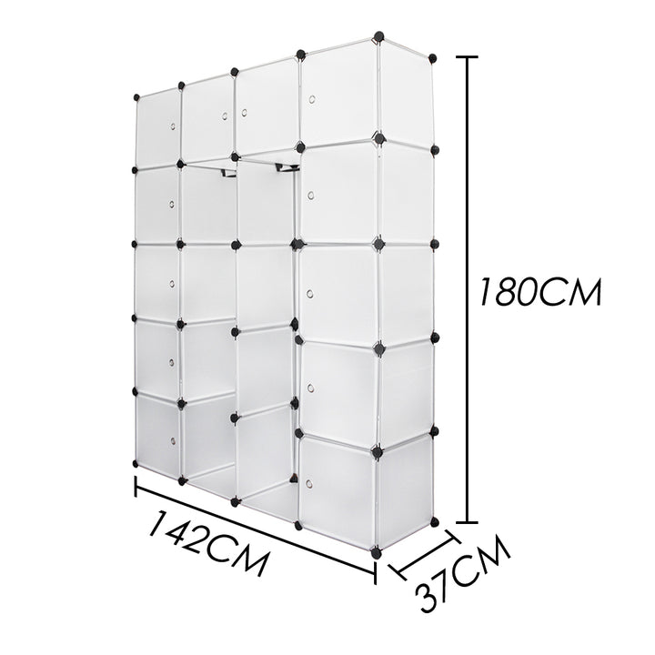 Sonnewelt shelving system wardrobe shelving unit with doors