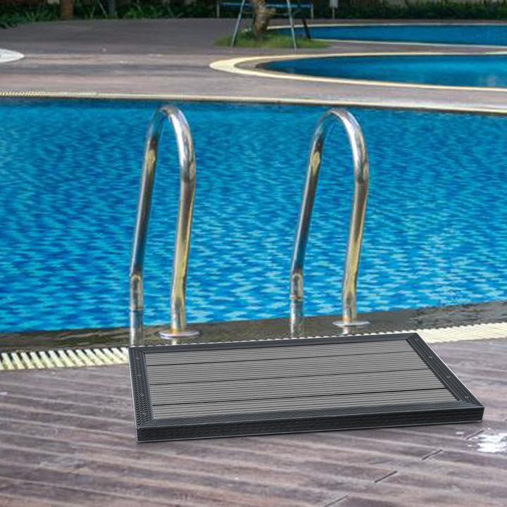 Sonnewelt WPC base plate for pool shower anti-slip