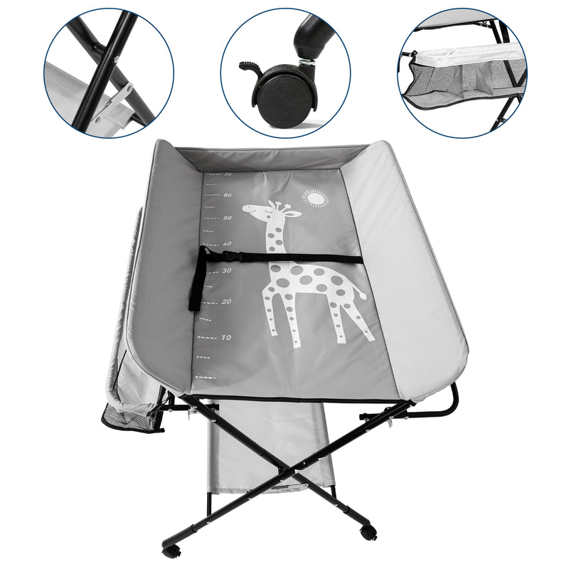 Sonnewelt Wickeltisch Klappbar Baby Wickelkommode