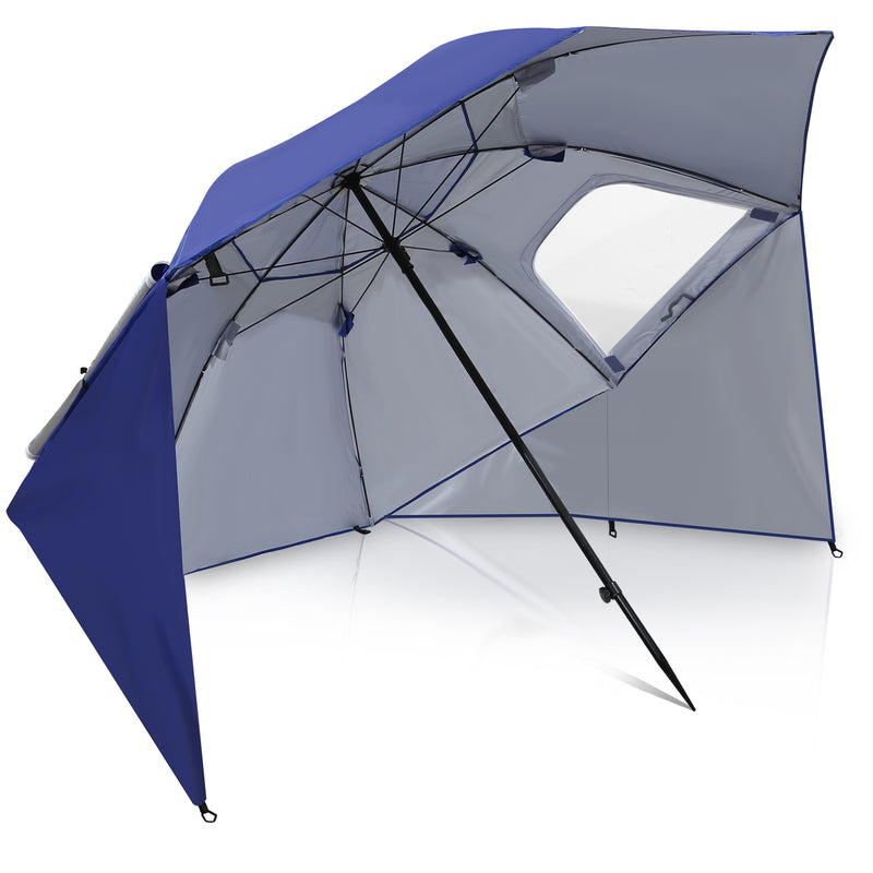 Sonnewelt Sonnenschirm mit Seitenwand 210cm