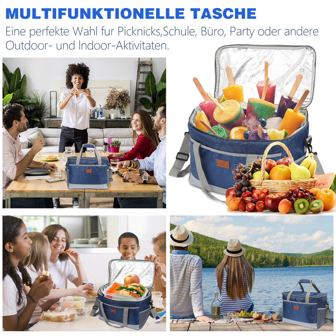 Sonnewelt Kühltasche Faltbar mit Kühlakku