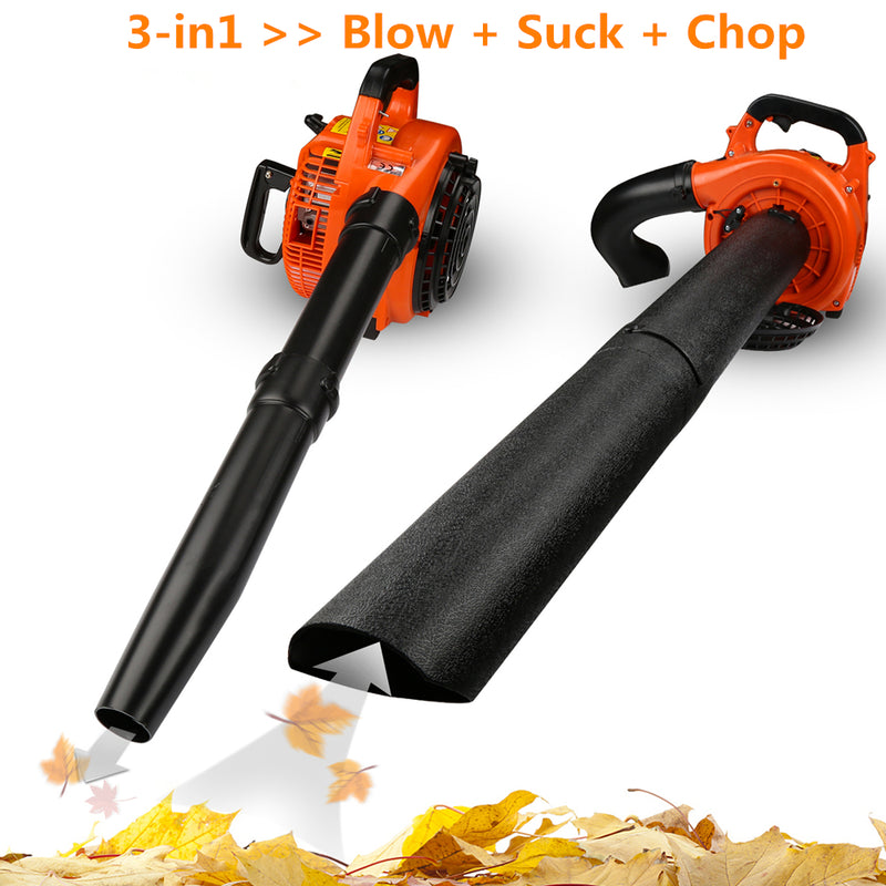Sonnewelt Benzin Laubsauger 3 in 1 Laubgebläse 50L