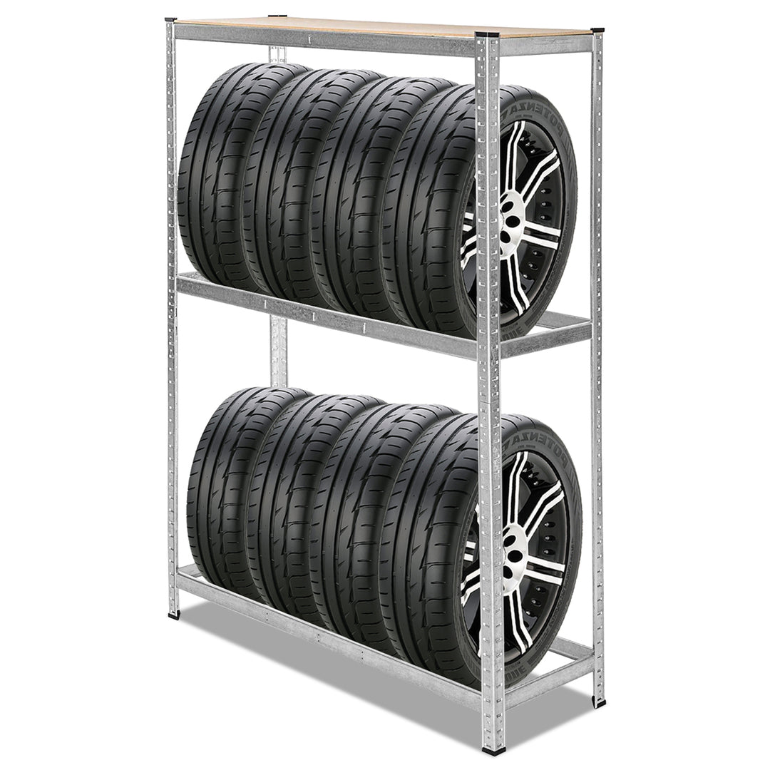 Sonnewelt tire rack metal rack galvanized 8 tires