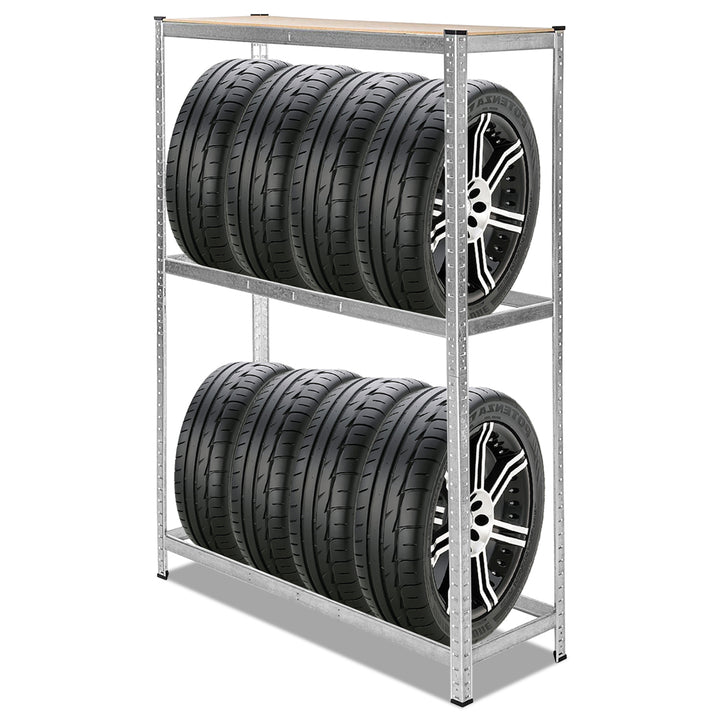 Sonnewelt tire rack metal rack galvanized 8 tires