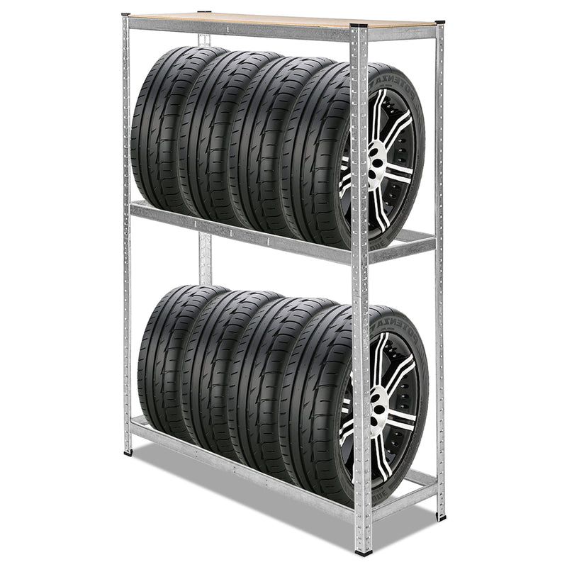 Sonnewelt Reifenregal Metallregal Verzinkt 8 Reifen