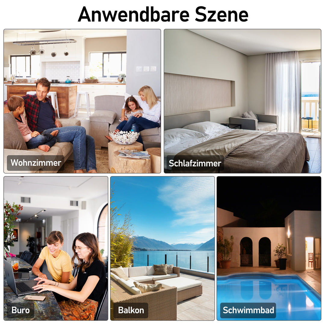 Sonnewelt Paravent Sichtschutzwand 1/3/4 Trennwände