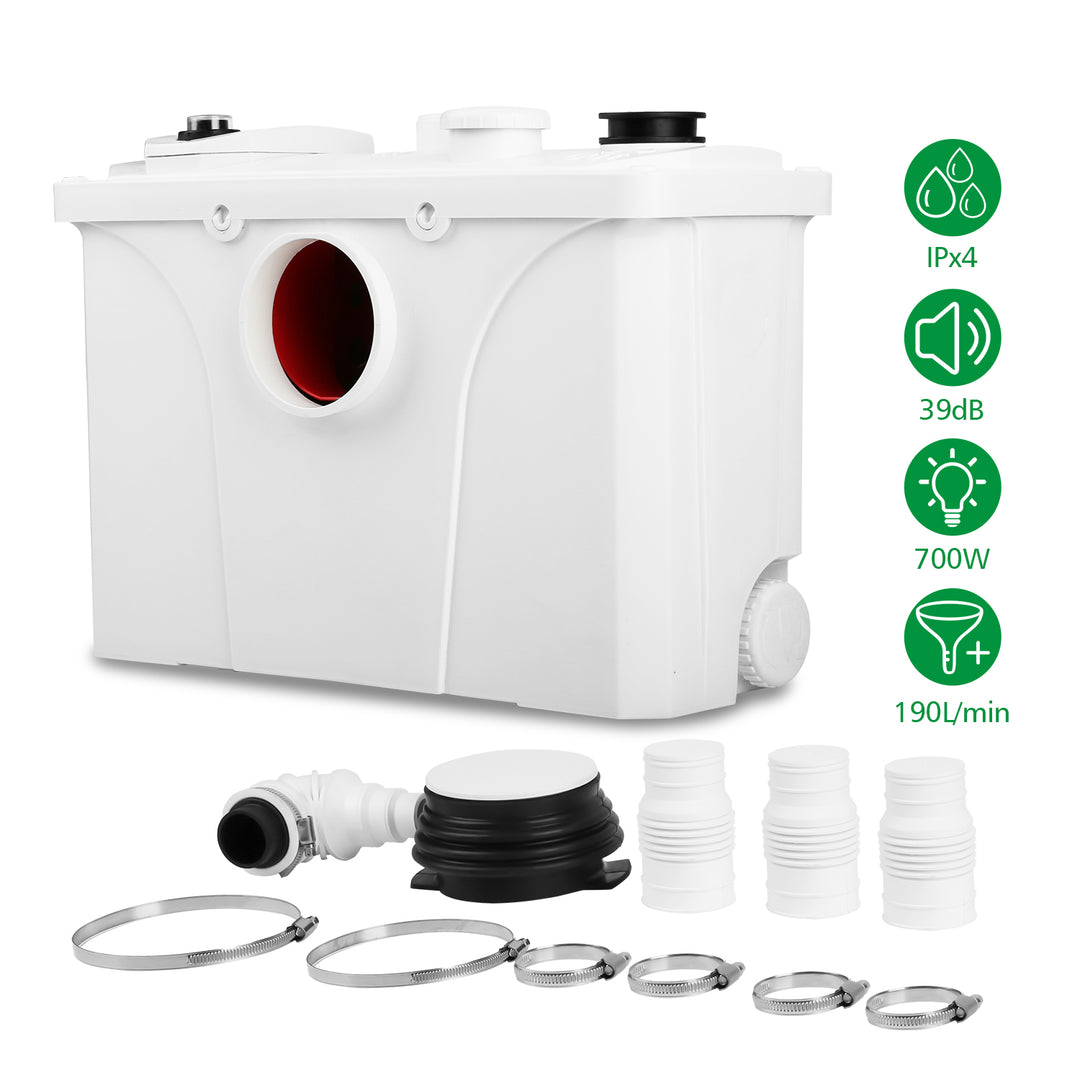 Sonnewelt 700W lifting system 190 L/min dirty water pumps