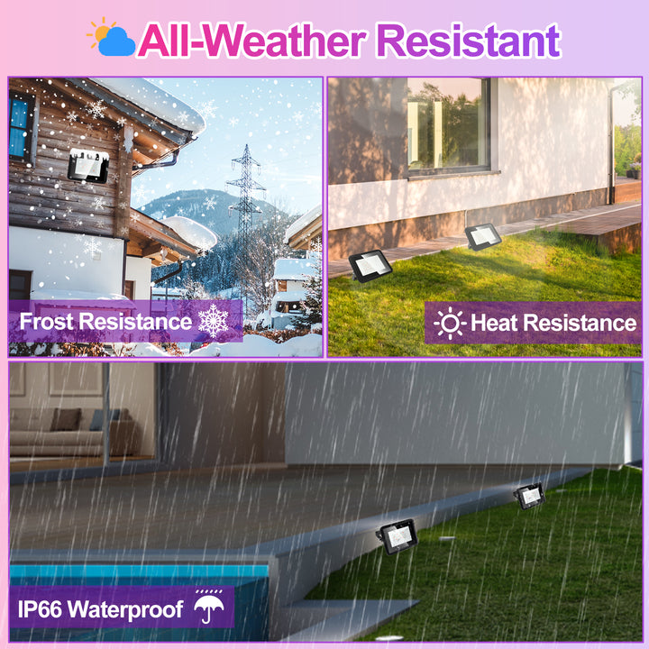 Sonnewelt RGB spotlight color changing floodlight IP66