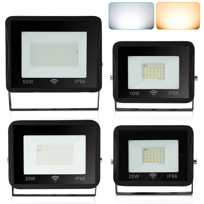 Sonnewelt LED Strahler mit Bewegungsmelder IP66 10-50W