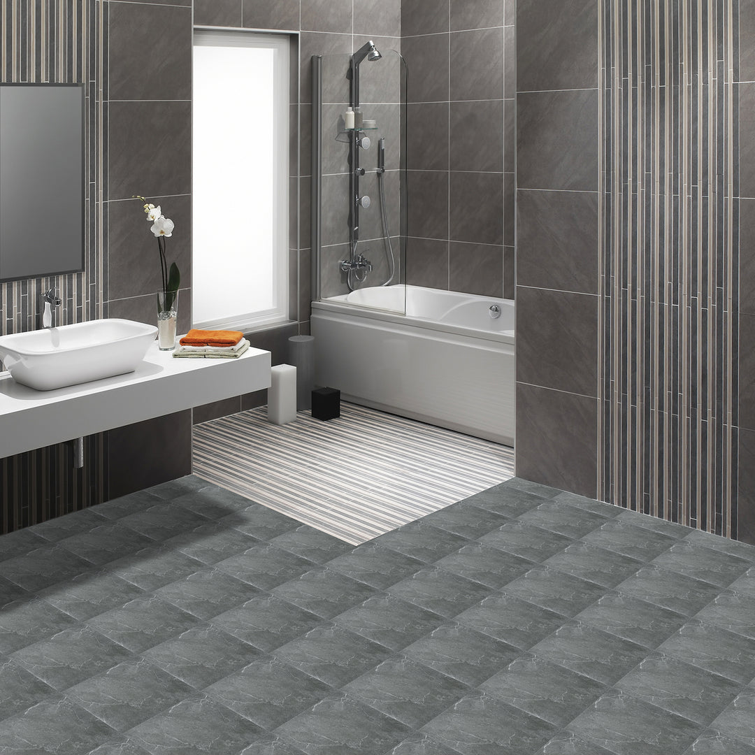 Sonnewelt PVC Bodenbelag Selbstklebend Fliesen 30x30cm