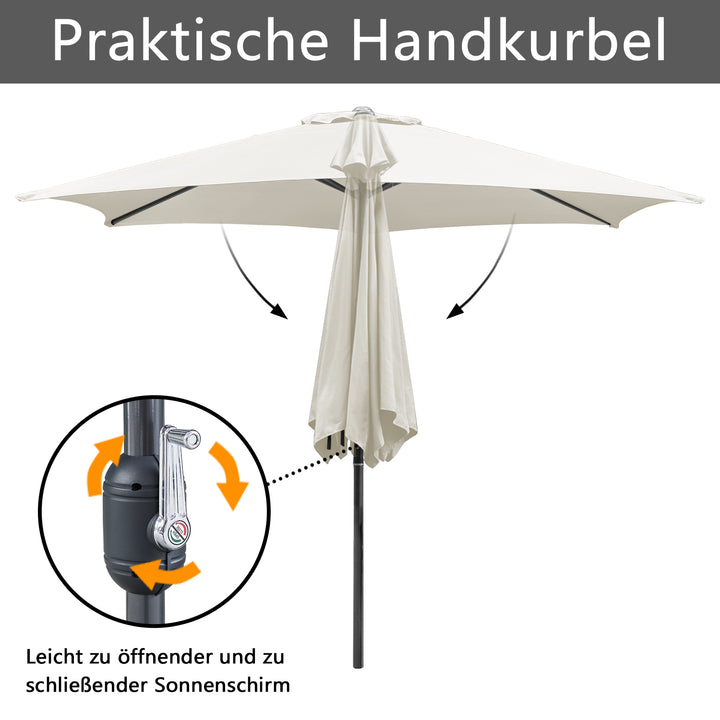 Sonnewelt Parasol Garden Umbrella 3.5m Outdoor