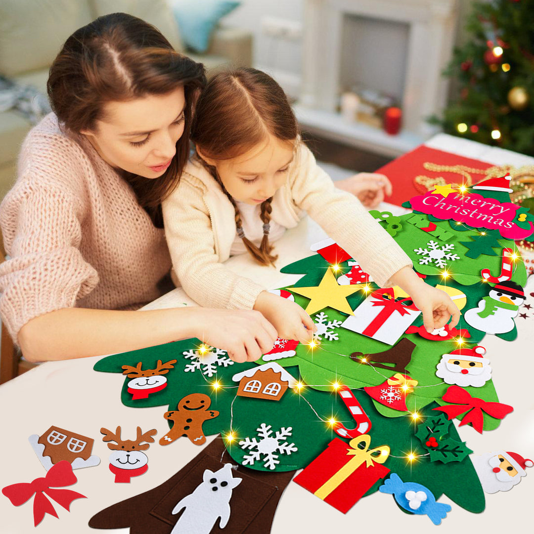 Sonnewelt Filz LED Weihnachtsbaum 105cm DIY