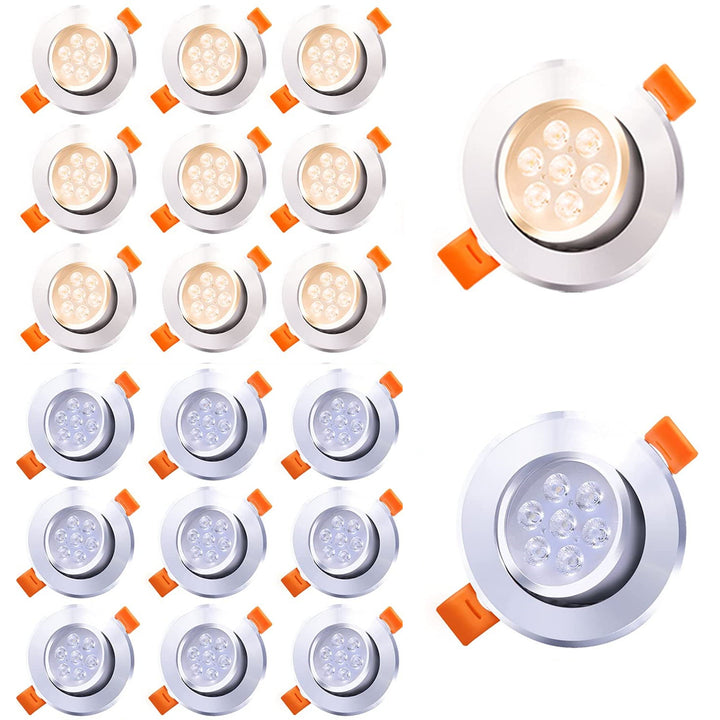 Sonnewelt LED Einbaustrahler 3W/5W/7W Kaltweiß/Warmweiß