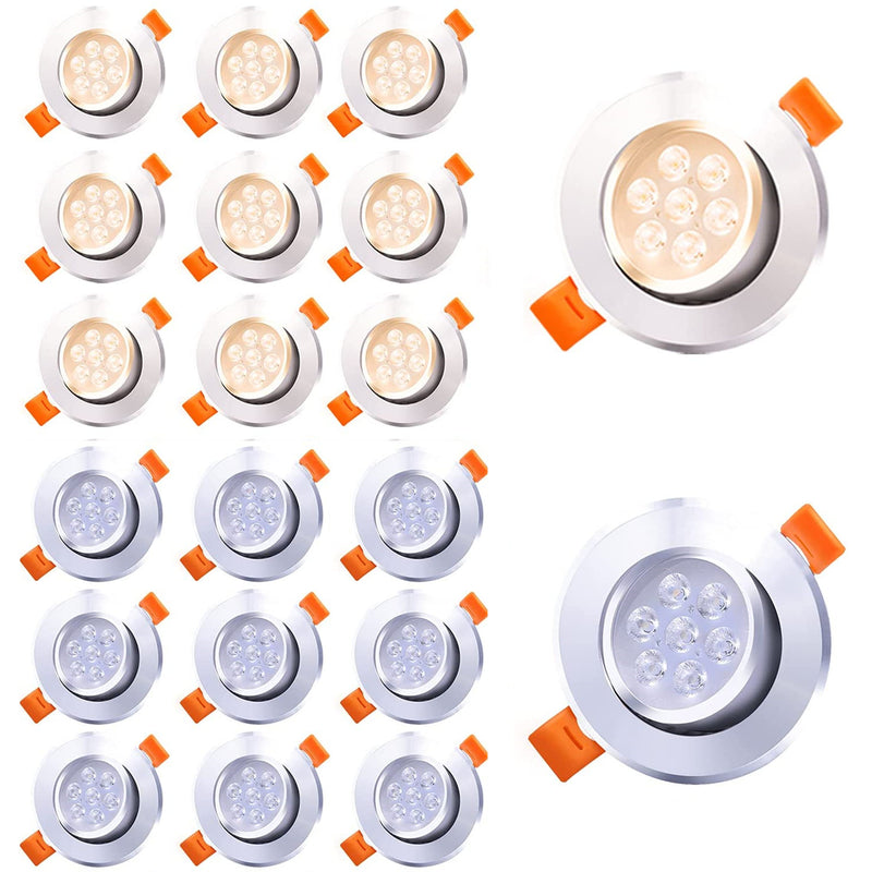 Sonnewelt LED Einbaustrahler 3W/5W/7W Kaltweiß/Warmweiß