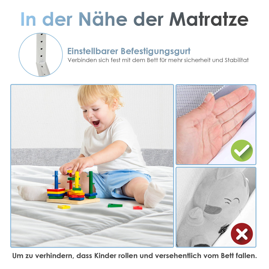 Sonnewelt baby bed rail bed rail height adjustable