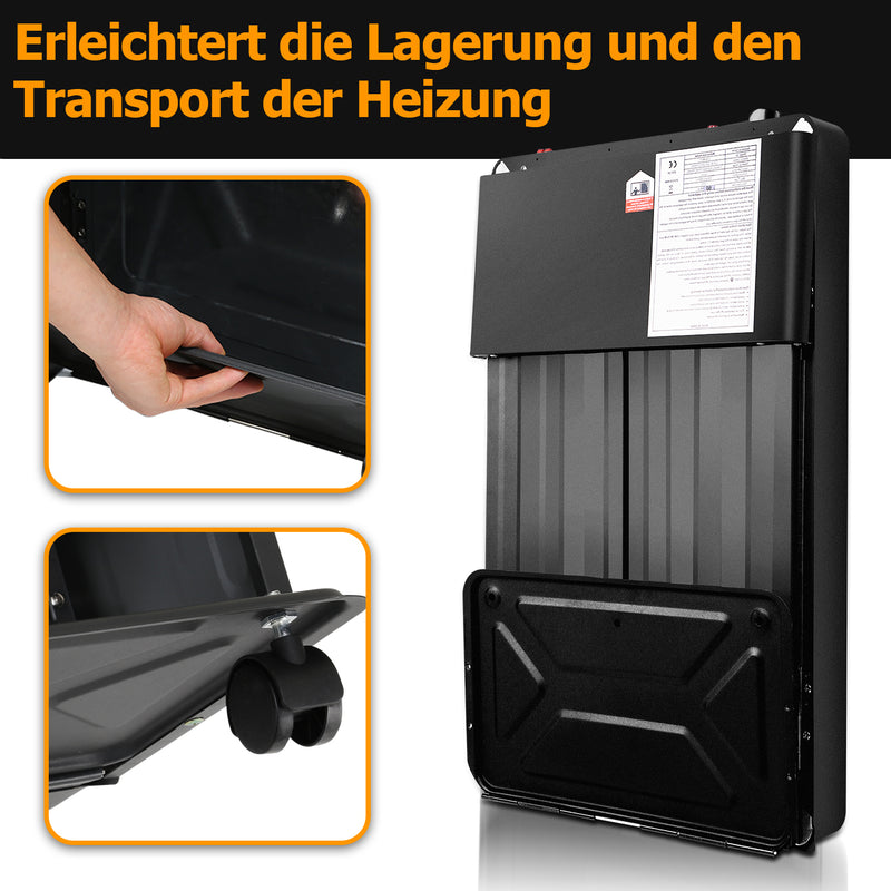Sonnewelt Gasheizofen 4,2 KW und 1260W Elektrische Gasheizung