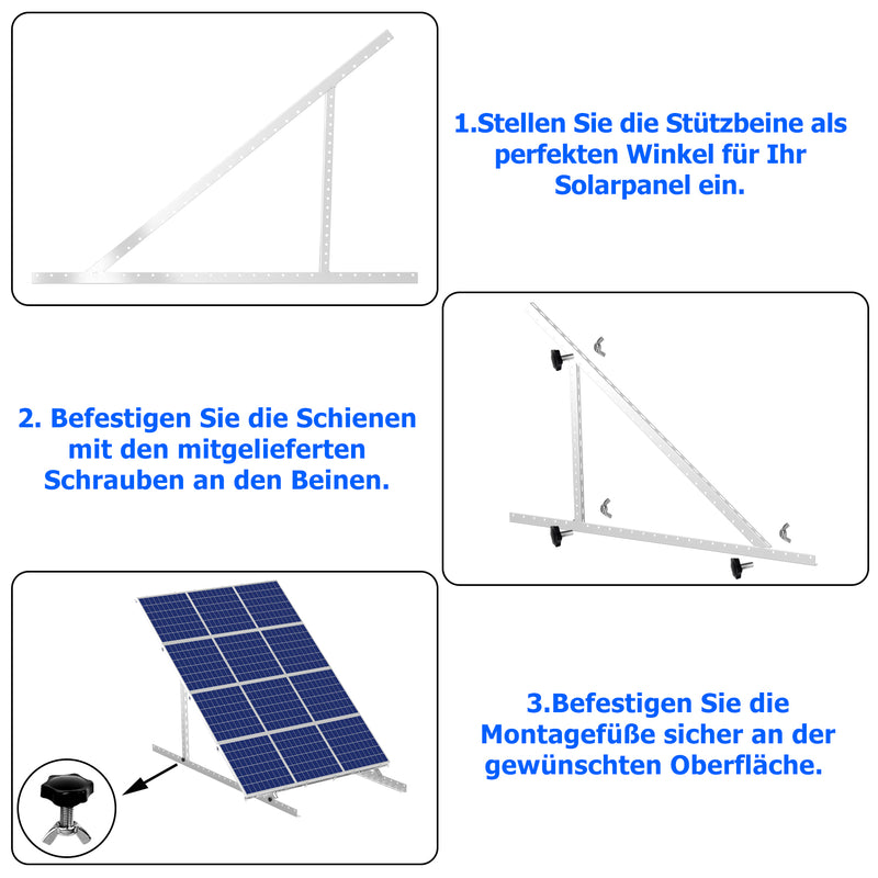Sonnewelt Solarpanel Halterung 0-90°