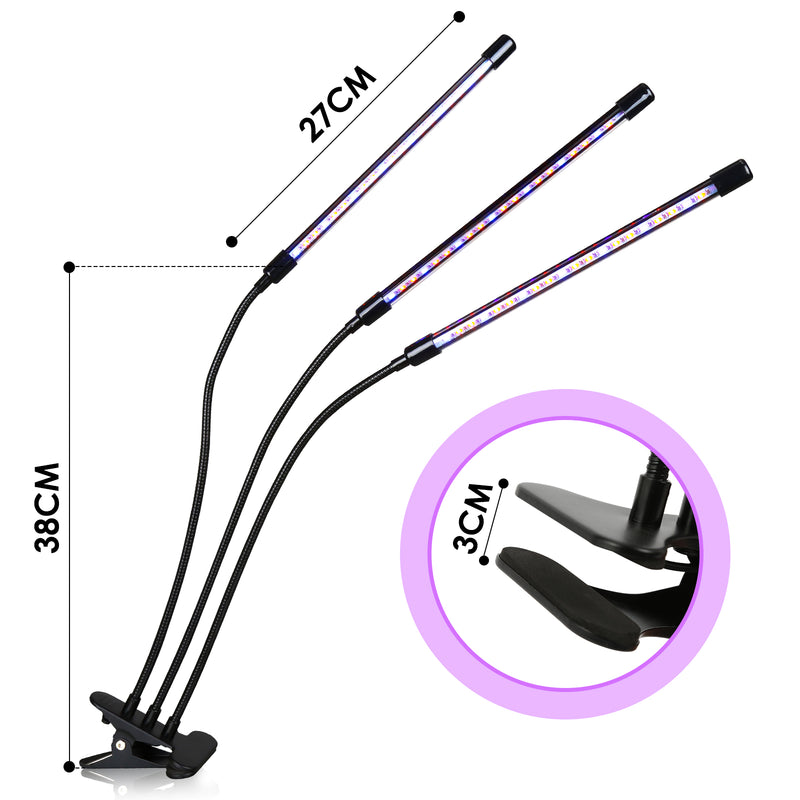 Sonnewelt LED Pflanzenlampe Vollspektrum 30W/40W