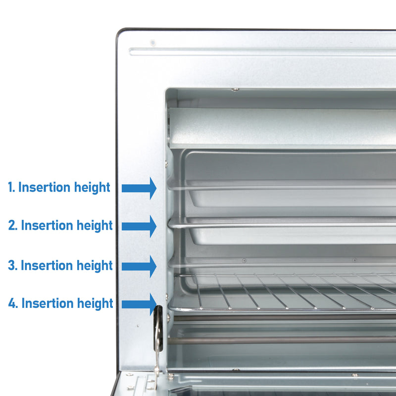 Sonnewelt Minibackofen 30L mit Grillrost