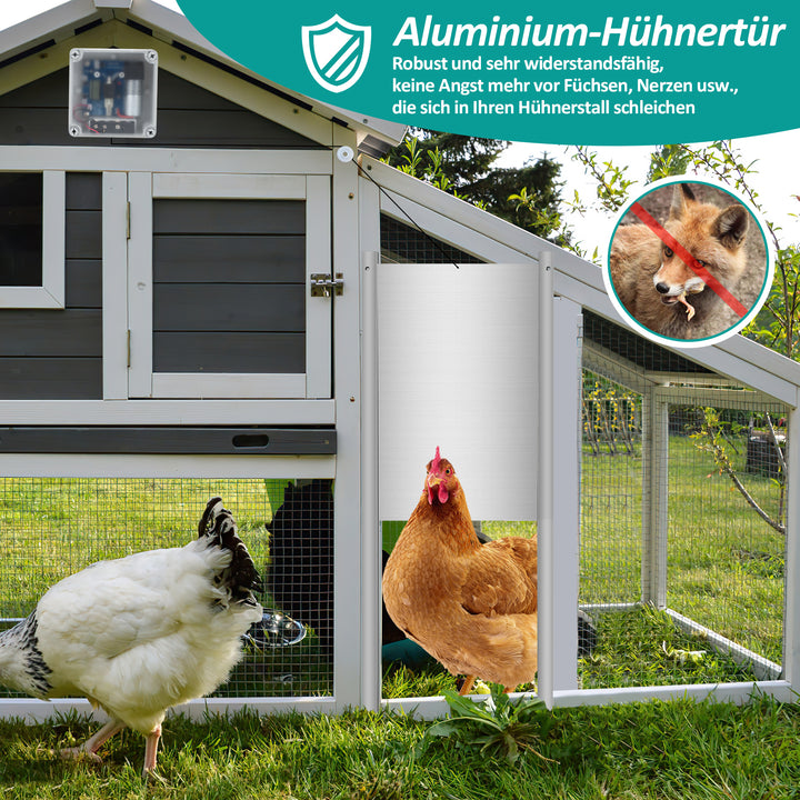 Sonnewelt Automatic Chicken Door with Light Sensor and Time Control