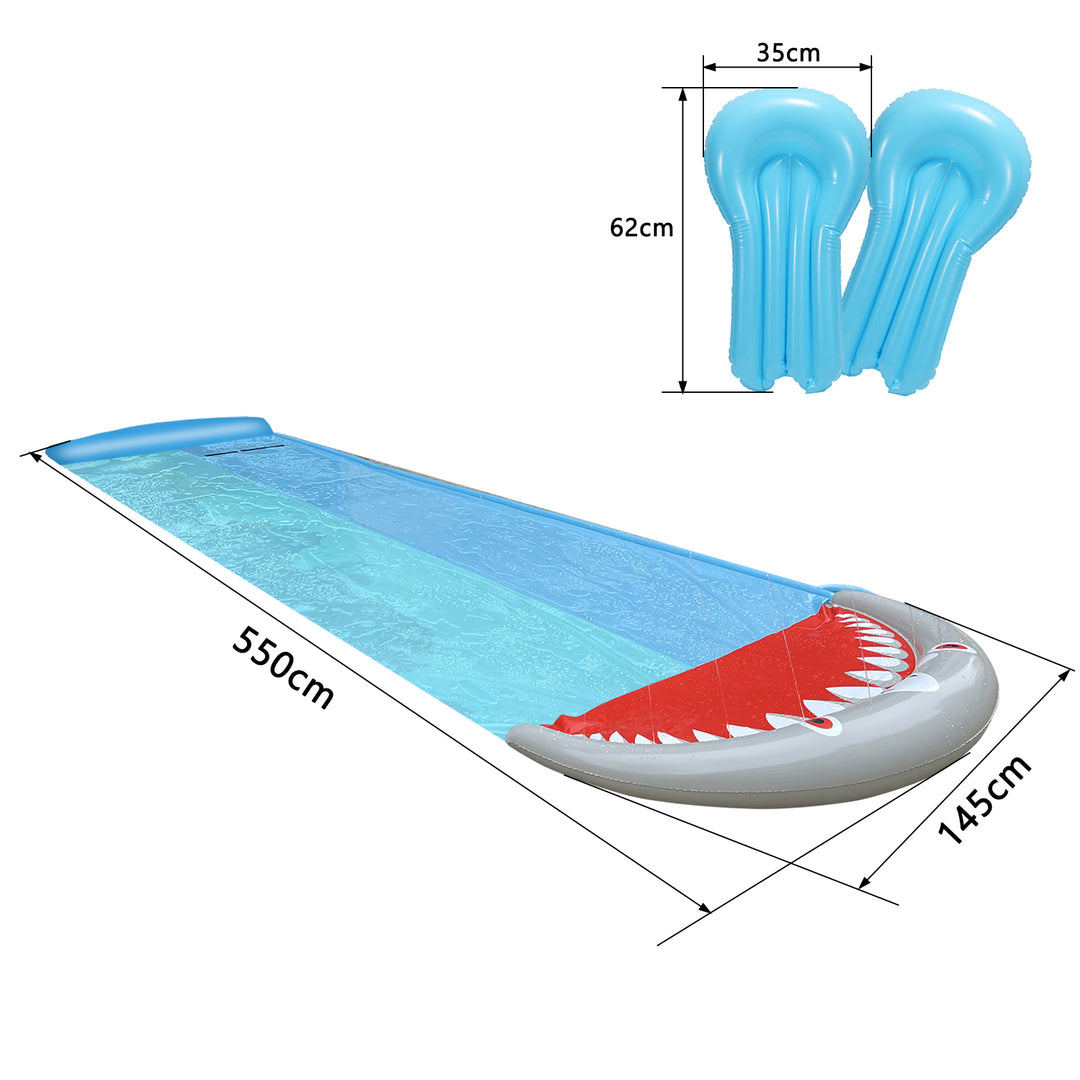 Sonnewelt Kinder Wasserrutsch PVC Rasen Pool