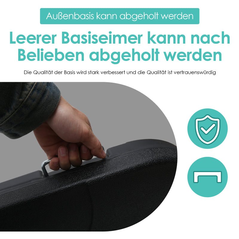 Sonnewelt umbrella stand can be filled up to 100kg
