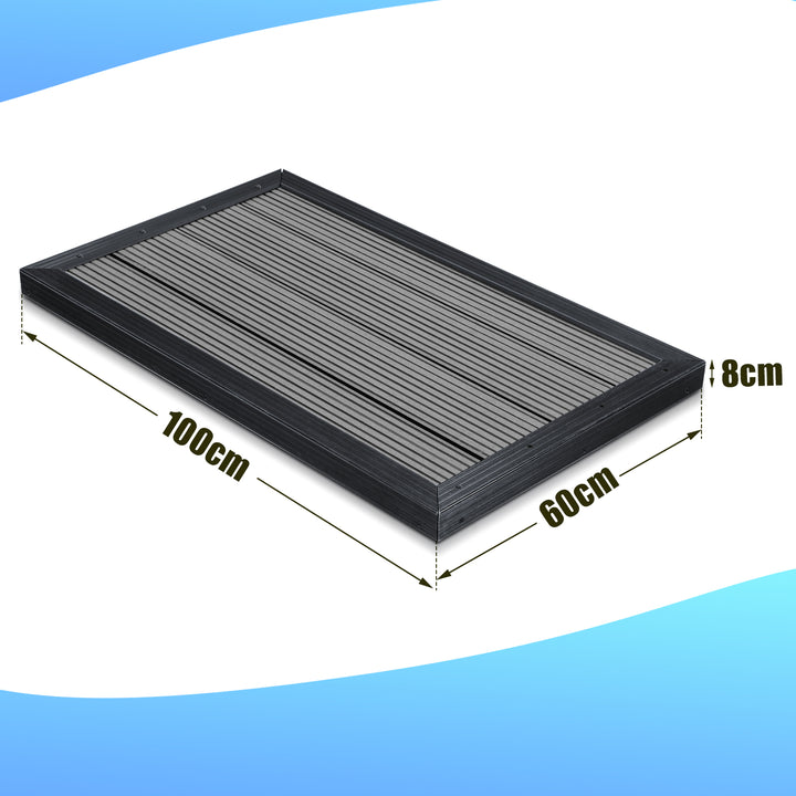 Sonnewelt WPC base plate for pool shower anti-slip