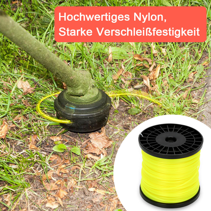Sonnewelt Trimmerfaden Mähschnur Nylonfaden 100m