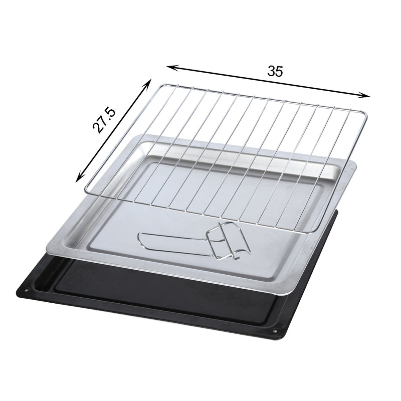 Sonnewelt Minibackofen 30L mit Grillrost