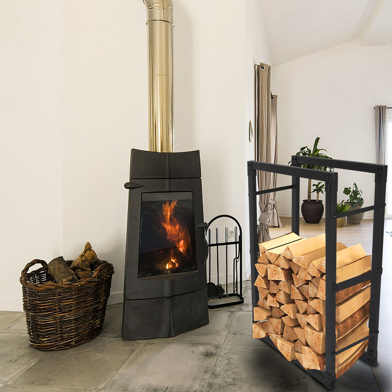 Sonnewelt Kaminholzregal Brennholzregal 8 Größen