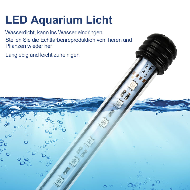 Sonnewelt LED Aquarium Beleuchtung RGB Wasserdicht