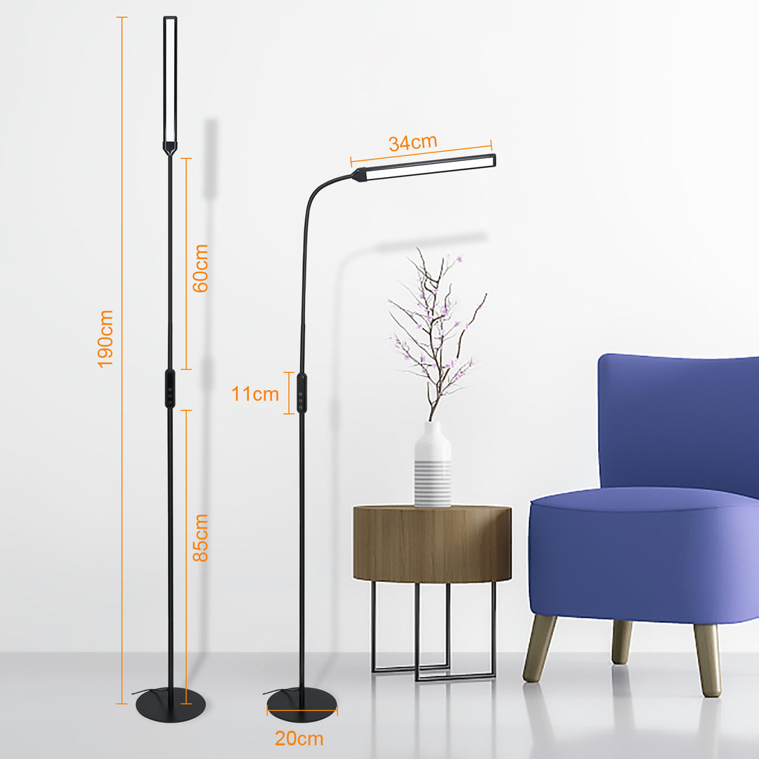 Sonnewelt Dimmbar Stehlampe 9W mit Fernbedienung