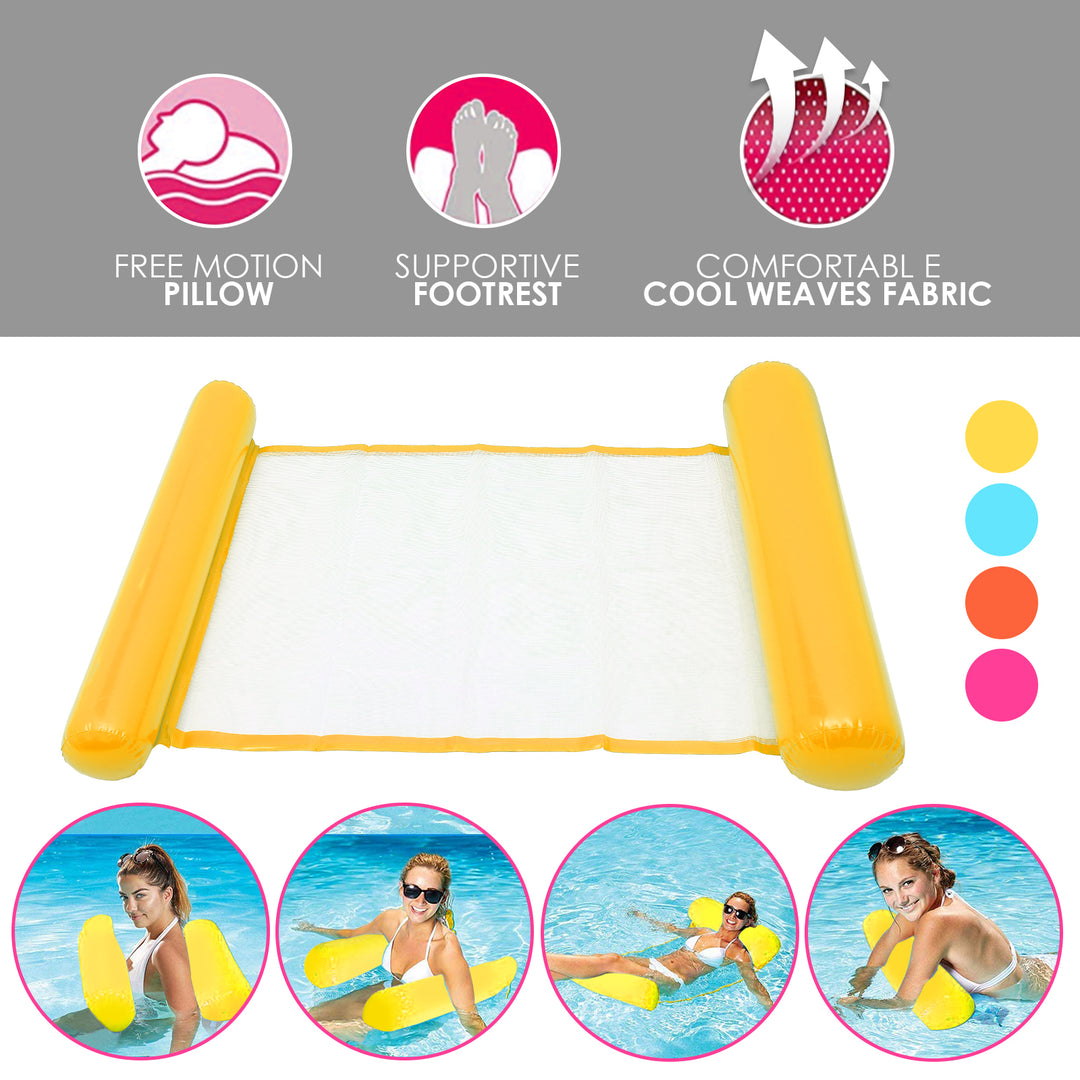 Sonnewelt Wasserliege Aufblasbare Schwimmenden Hängematte