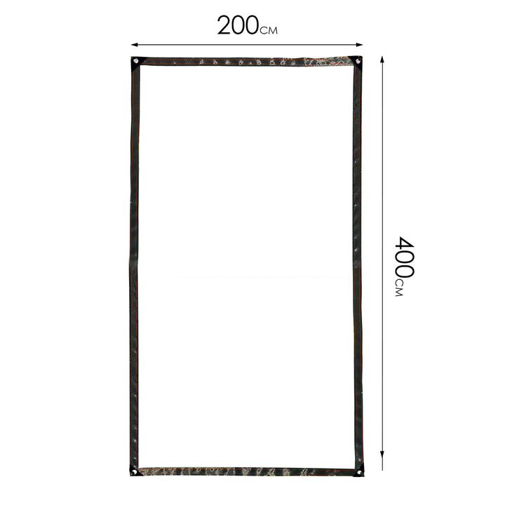 Sonnewelt Transparent Tarpaulin Waterproof with eyelets