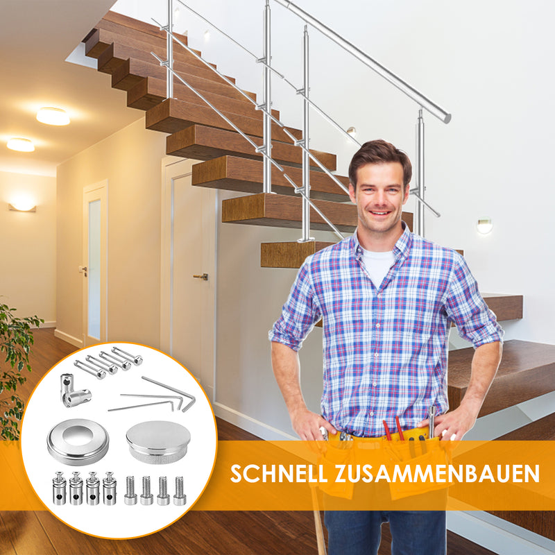 Sonnewelt Edelstahl Handlauf Treppengeländer