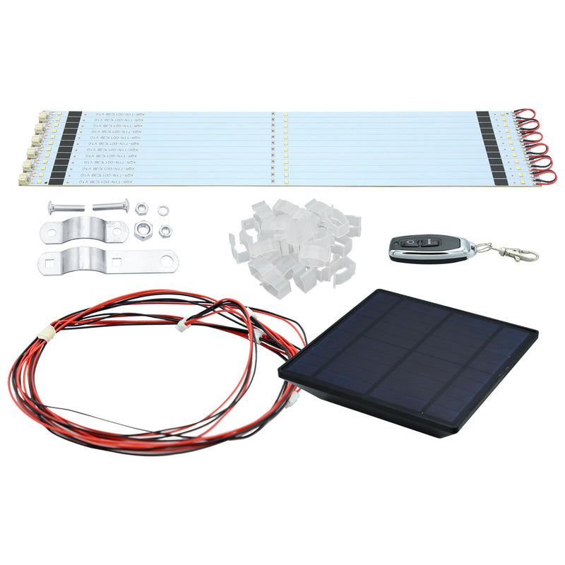 Sonnewelt Sonnenschirm 3m Outdoor mit LED Solar