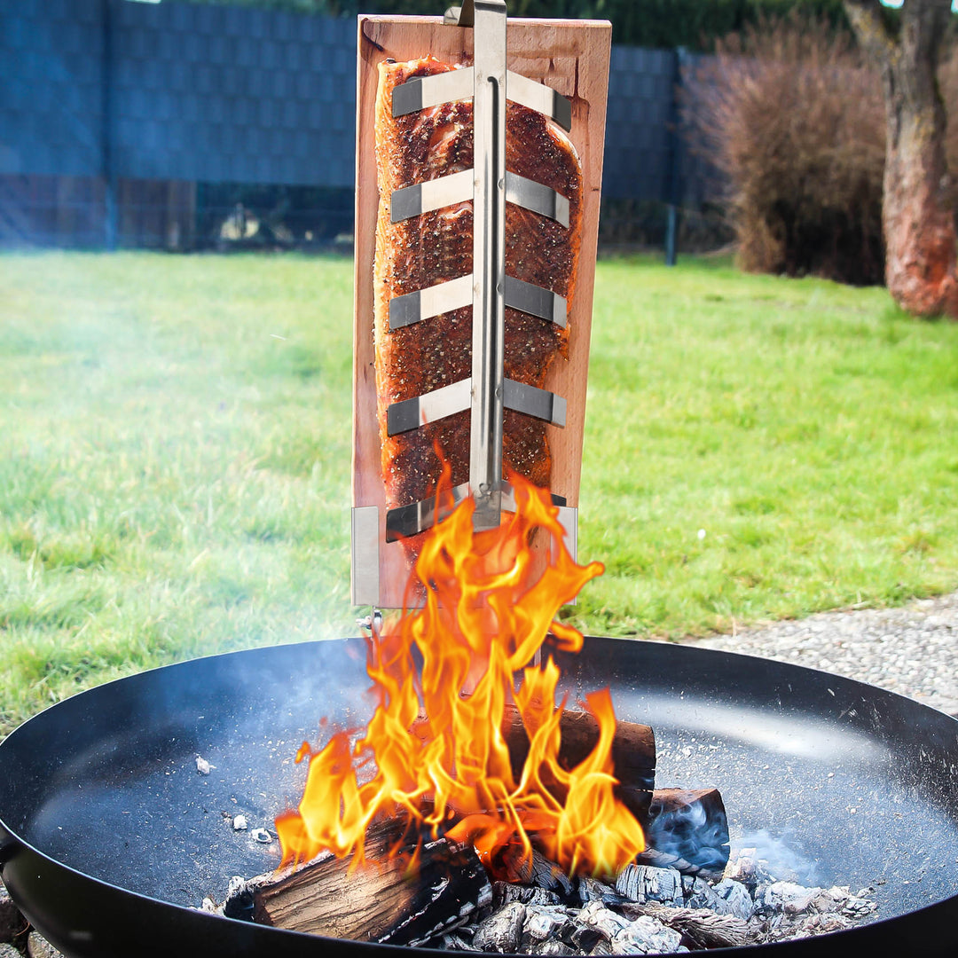 Sonnewelt Flame Salmon Board Salmon Board Set of 2 for Fire Bowls