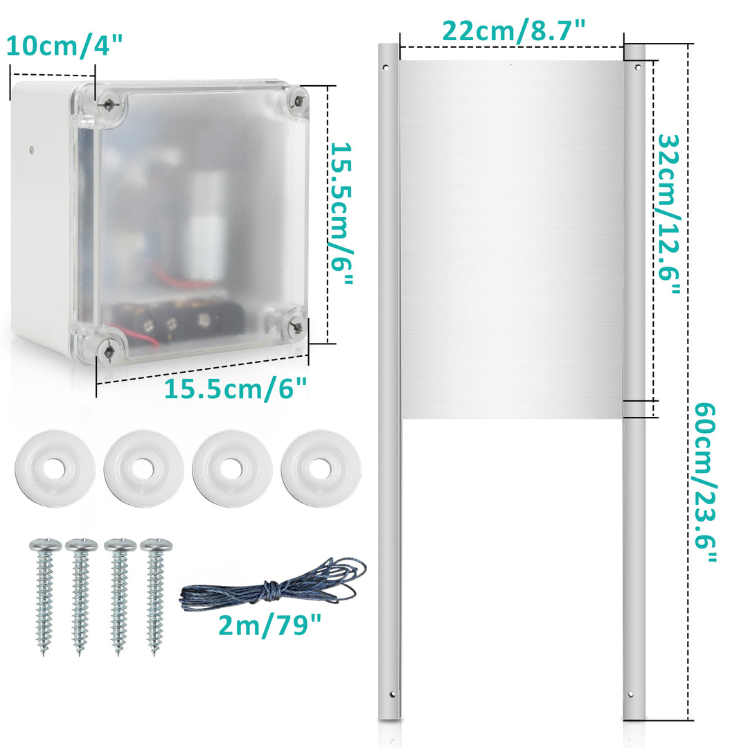 Sonnewelt Automatic Chicken Door with Light Sensor and Time Control