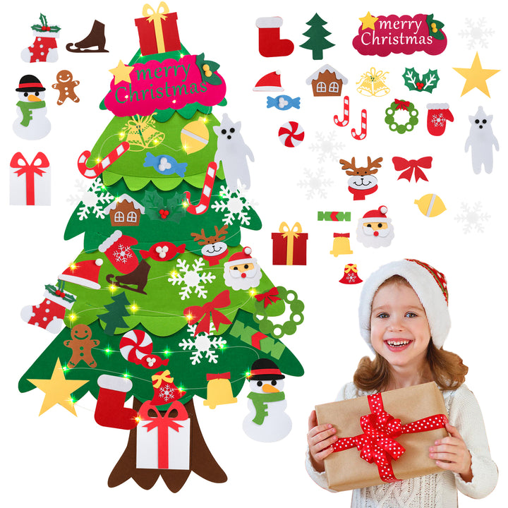 Sonnewelt Filz LED Weihnachtsbaum 105cm DIY