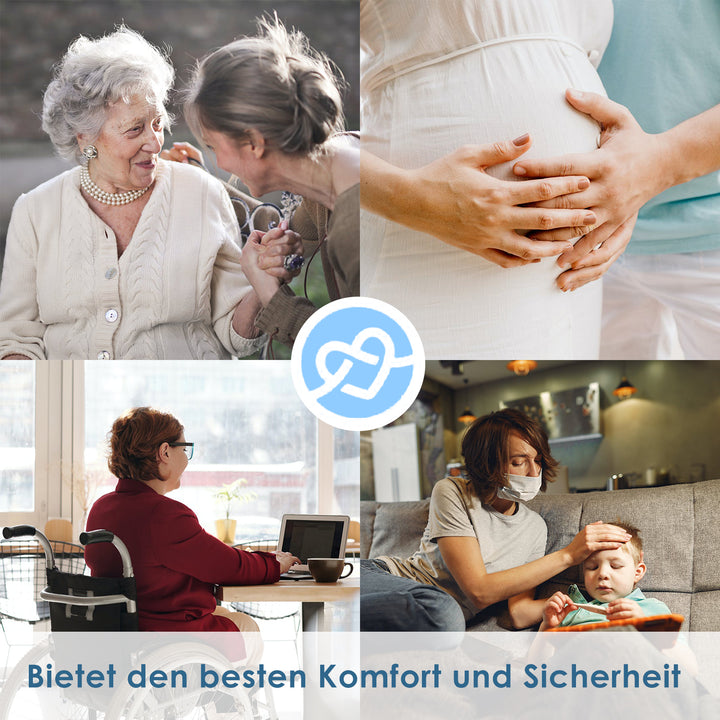 Sonnewelt Duschhocker Duschstuhl 360°Drehbarer