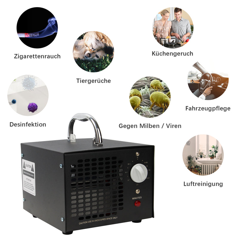 Sonnewelt Ozongenerator Ozon Luftreiniger 5.000mg/h 10.000mg/h