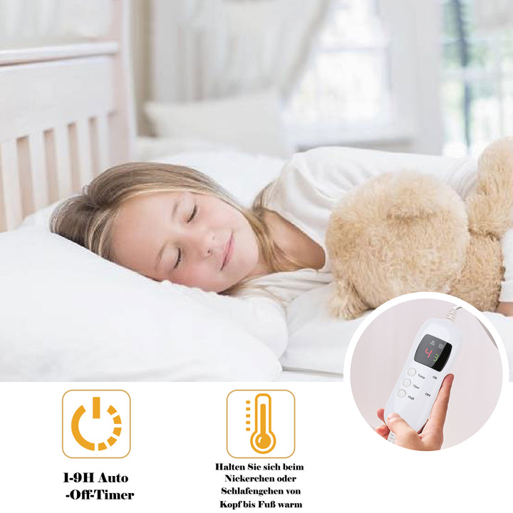 Sonnewelt Heizdecke 9 Heizstufen und 9 Timingstufen