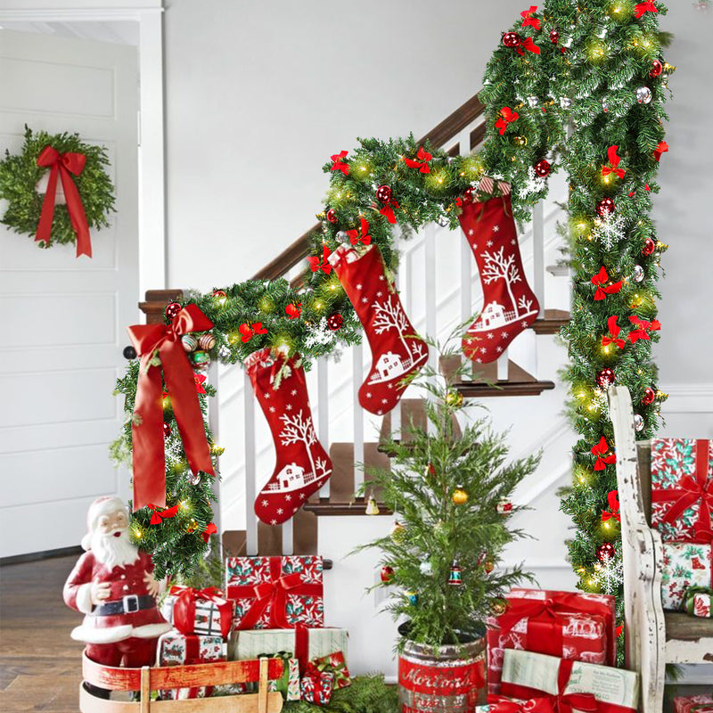 Sonnewelt Weihnachtsgirlande mit 100 LEDs 5m