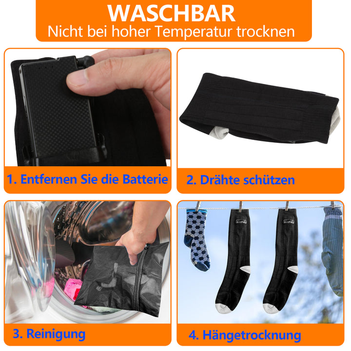 Sonnewelt Beheizte Socken Herren Damen Wiederaufladbar
