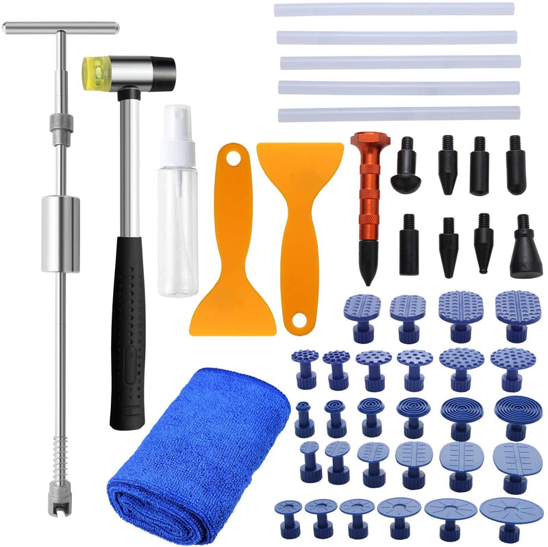Sonnewelt 49pcs Dellen Reparatur Ausbeulwerkzeug Lackfreies Set
