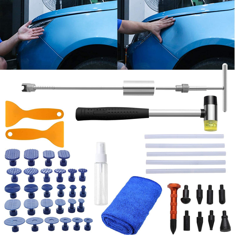 Sonnewelt 49pcs Dellen Reparatur Ausbeulwerkzeug Lackfreies Set