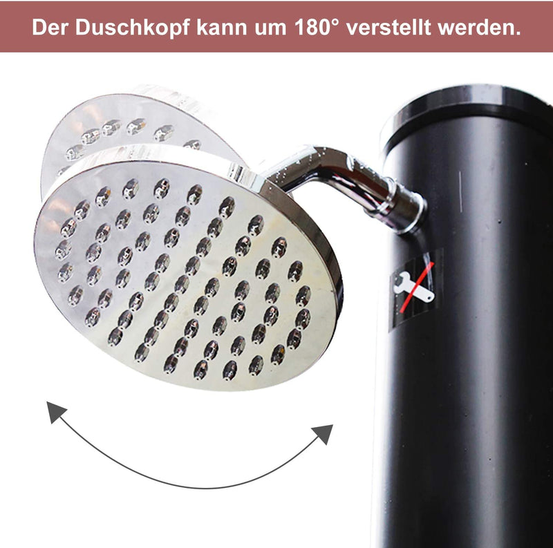 Sonnewelt 20L Solardusche mit Duschkopf