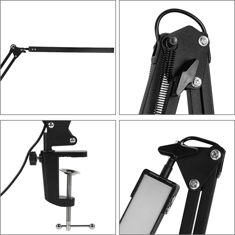 Sonnewelt LED Tischlampe Leselampe Dimmbar 10W