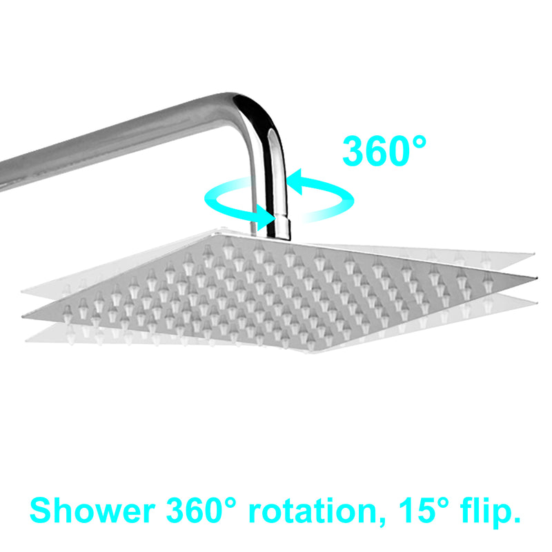 Sonnewelt  Regendusche Duschkopf Edelstahl 304